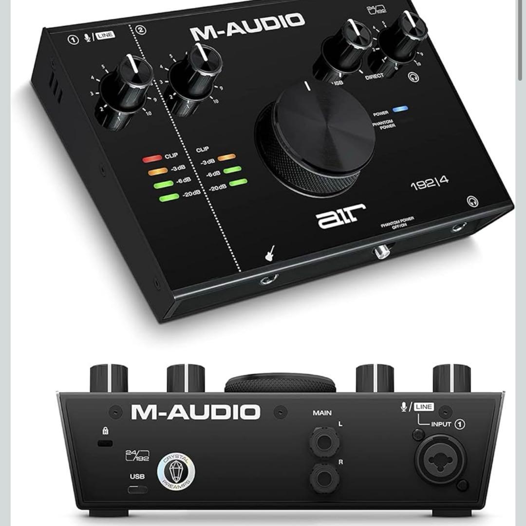 M-Audio USB USB-C オーディオインターフェース 音楽制作