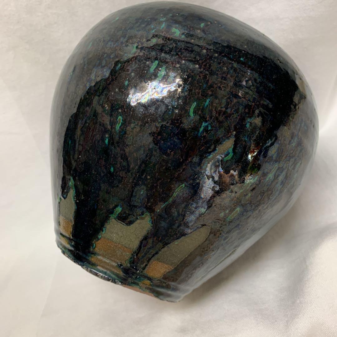 古い壺・骨董・蔵出し・花瓶・壺・陶印・花入・花道具・希少・入手困難