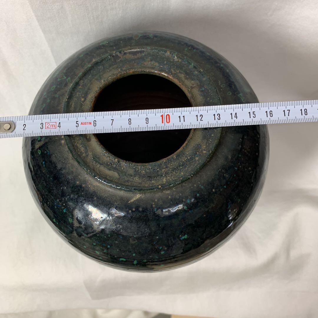 古い壺・骨董・蔵出し・花瓶・壺・陶印・花入・花道具・希少・入手困難