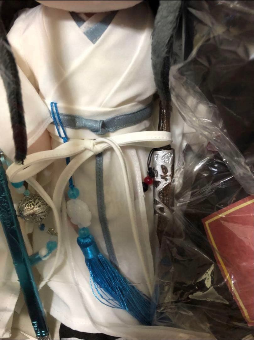 激レア 博君一肖 陳情令 座学時代 藍湛 魏嬰 ぬいぐるみ40cm + 衣装小物