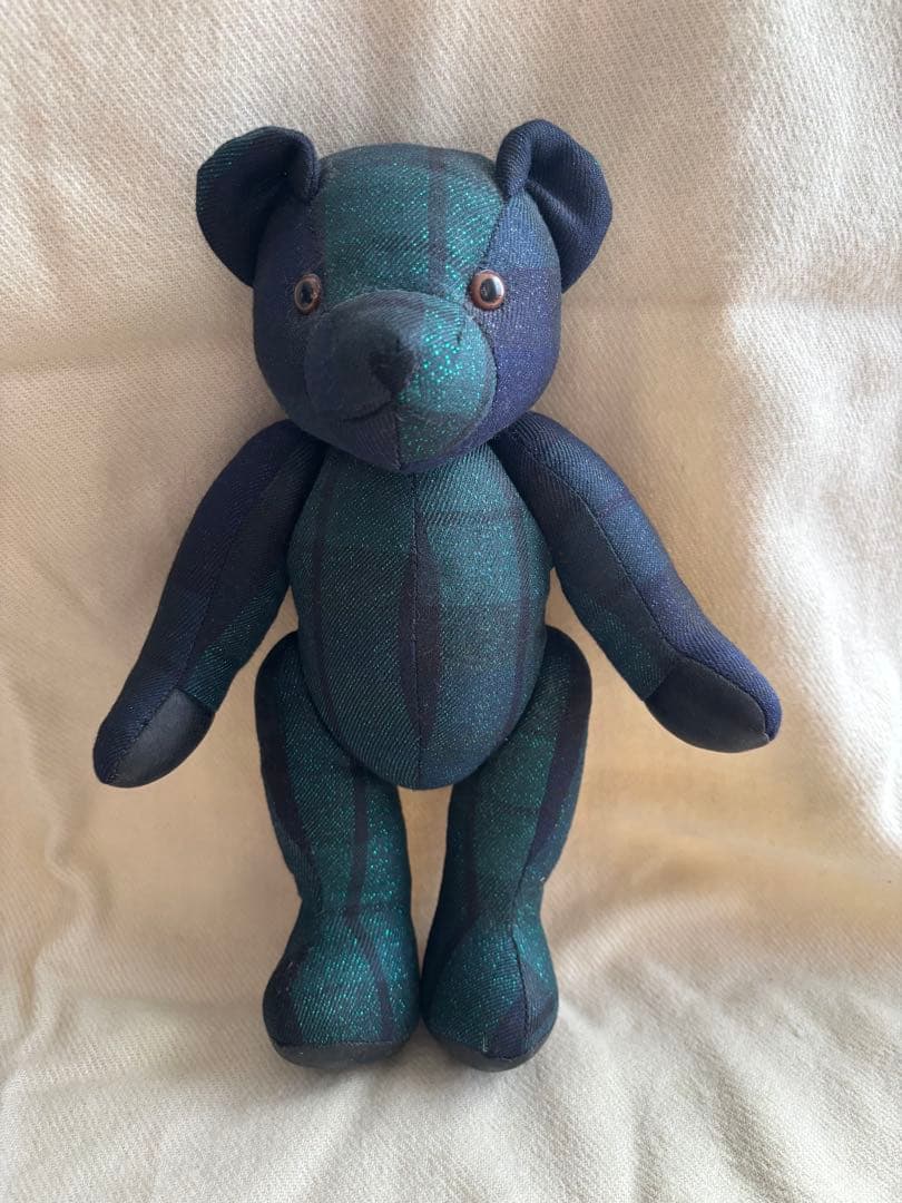 JaneMarple ノベルティ　テディベア　タータンチェック