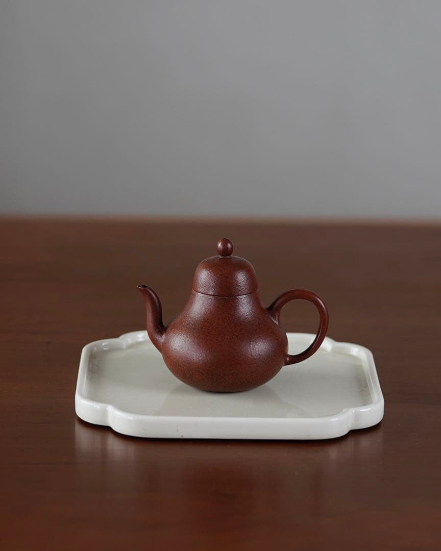 唐物紫砂壺  孟臣製 清泉石上流 朱泥 急須 時代品 煎茶道具 美術品