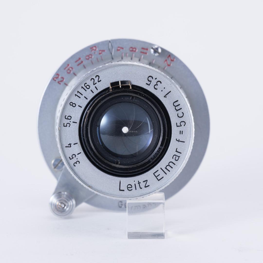 希少！赤エルマーダイヤ入り！Leica Elmar 50mm F3.5