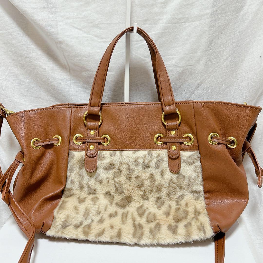 希少　LIZ LISA バッグ　ヒョウ柄　レオパード y2k 姫ギャル