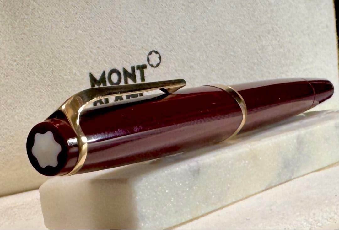 【美品】モンブラン万年筆 No12 1960s ペン先18c 750 ボルドー