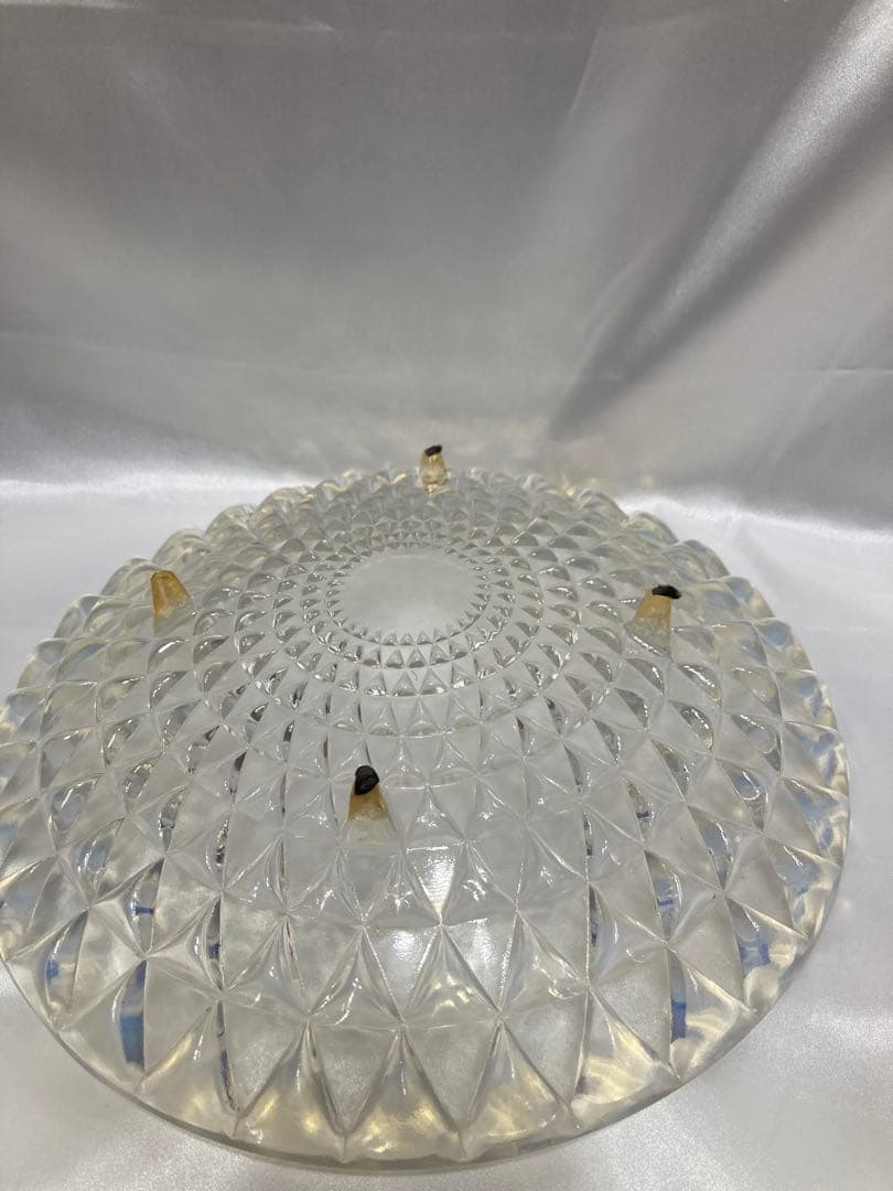 ルネ・ラリック ロザス プレート 大皿 ガラス皿 花柄 バラ窓 1930年代