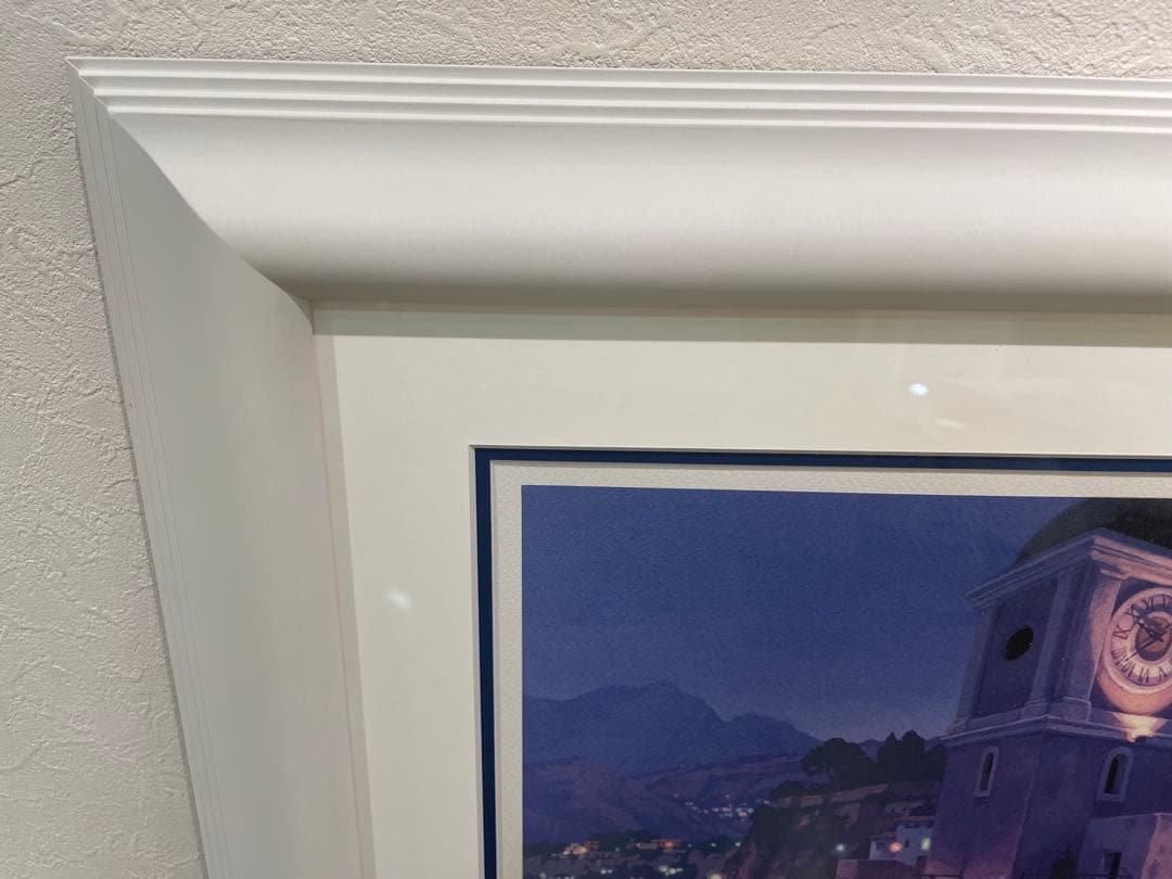 笹倉鉄平代表作「カフェ・ベラノッテ」美品（新品額）限定ミックスドメデイア