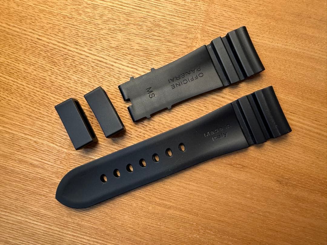 パネライ ラバーベルト 26mm カウッチュー MSサイズ