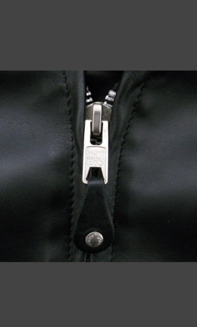 SCHOTTショット 641 シングルライダースレザージャケット サイズ34美品