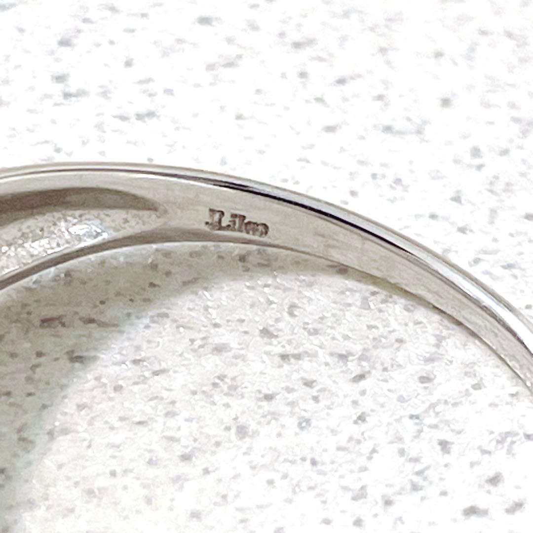 こ*け様 美品 Lilas リラ K10 三日月リング 13号