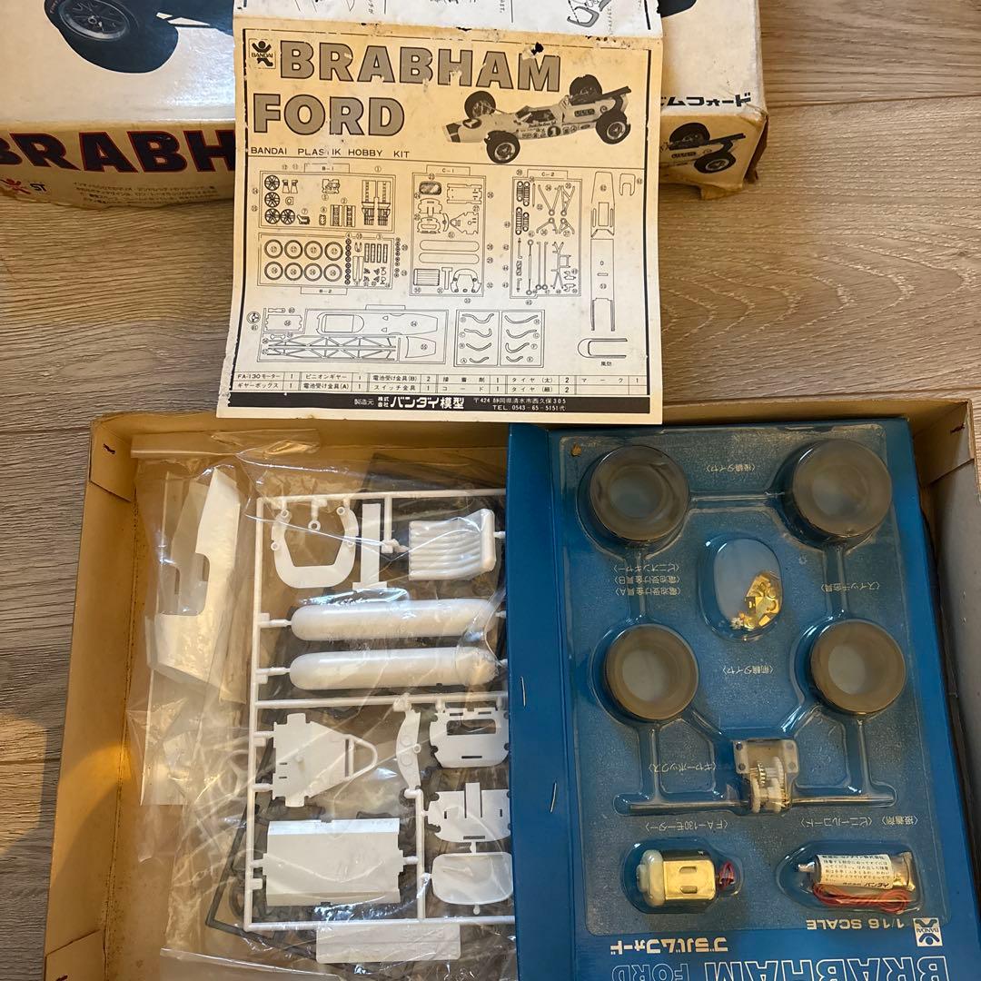 超貴重！バンダイのプラモデル！モーター付き！BRABHAM FORD 1/16
