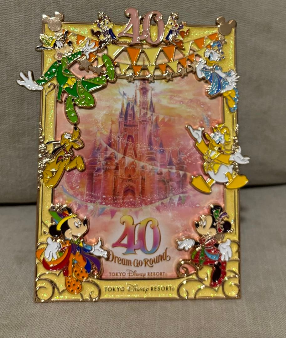 東京ディズニーリゾート　40周年　ドリームゴーラウンド　フォトフレーム　写真立て