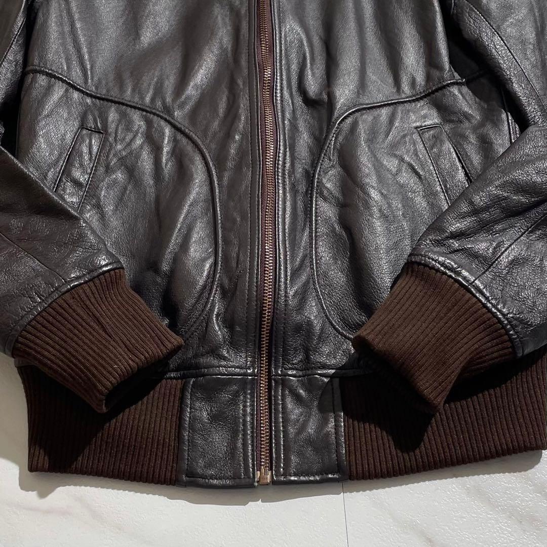 【美品✨】ヒステリックグラマー HG レザージャケット キムタク着用 ブラウンS