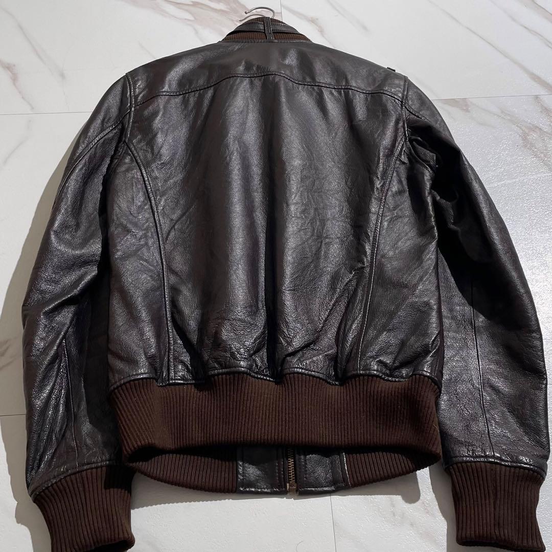 【美品✨】ヒステリックグラマー HG レザージャケット キムタク着用 ブラウンS