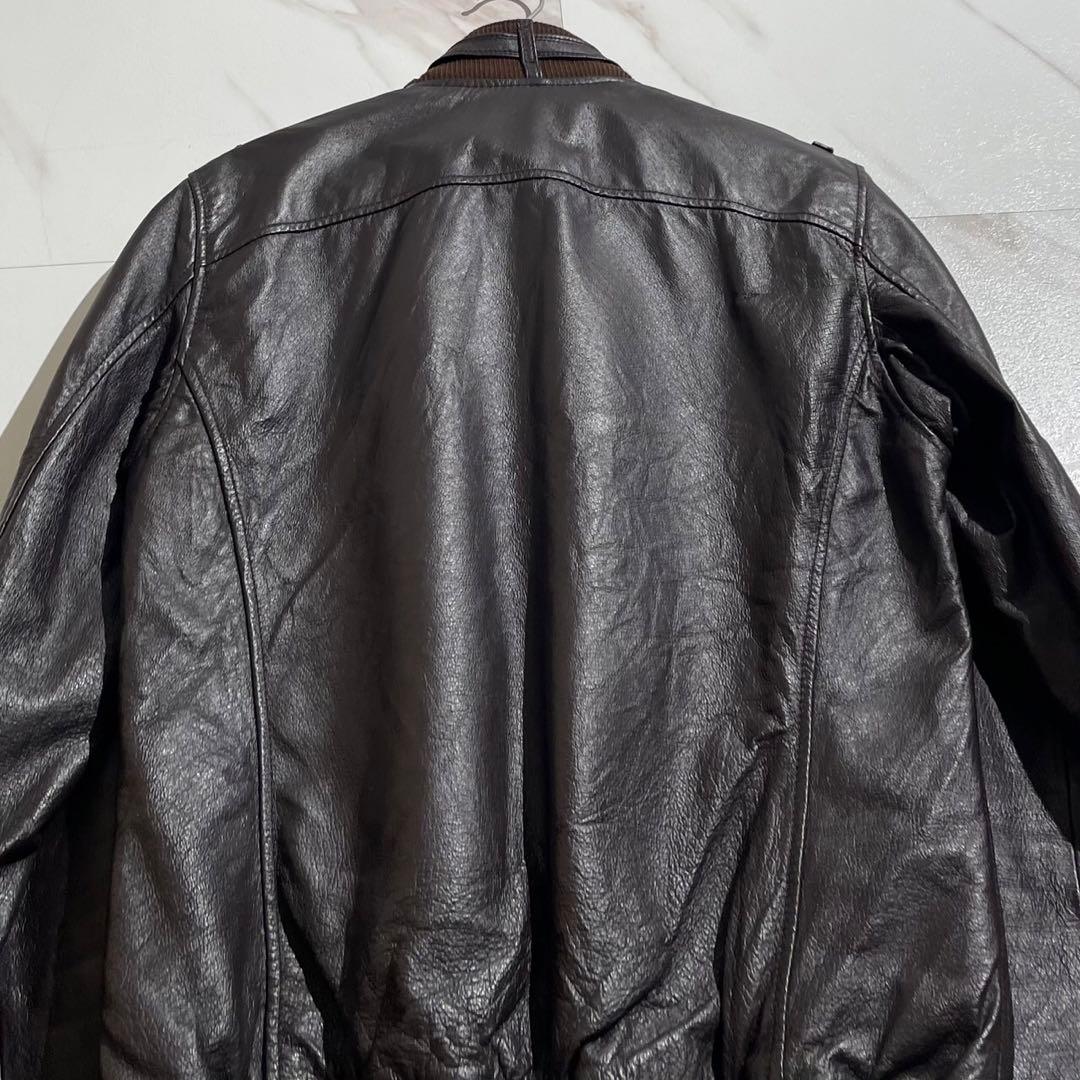 【美品✨】ヒステリックグラマー HG レザージャケット キムタク着用 ブラウンS