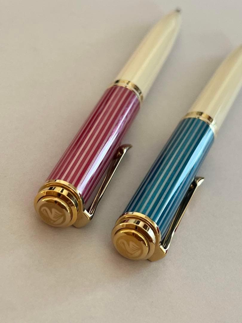 【まとめ売り】ペリカン ボールペン スーベレーン K600 ピンク＆ターコイズ