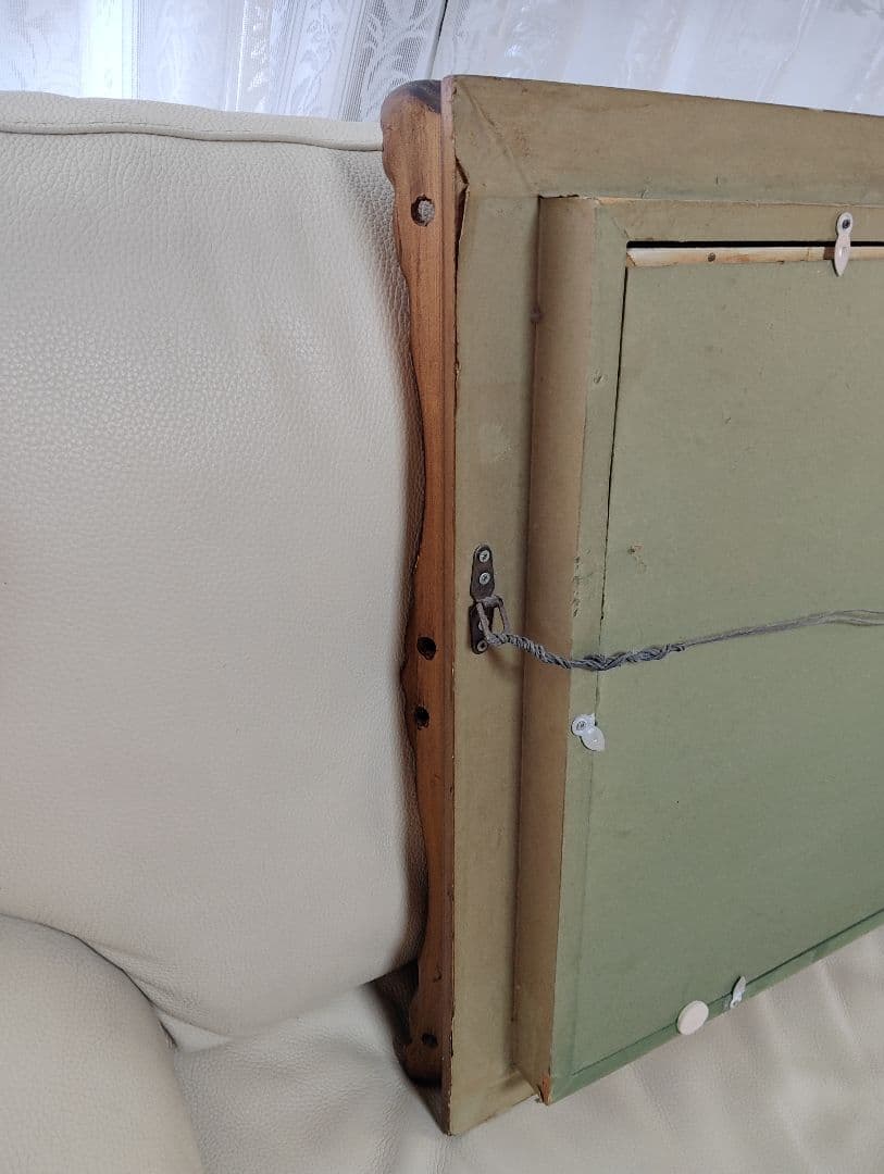 Y.Simon 風景画 油彩画 油絵 パリ街並み　絵画　額装　サイン　箱あり