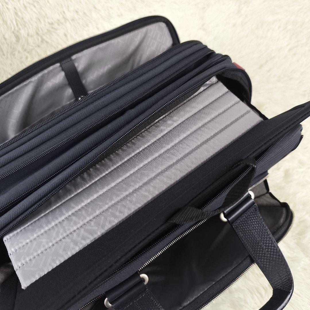 未使用級✨ エース ソニーバイオ コラボ デュラテクト V ブリーフケース 紺