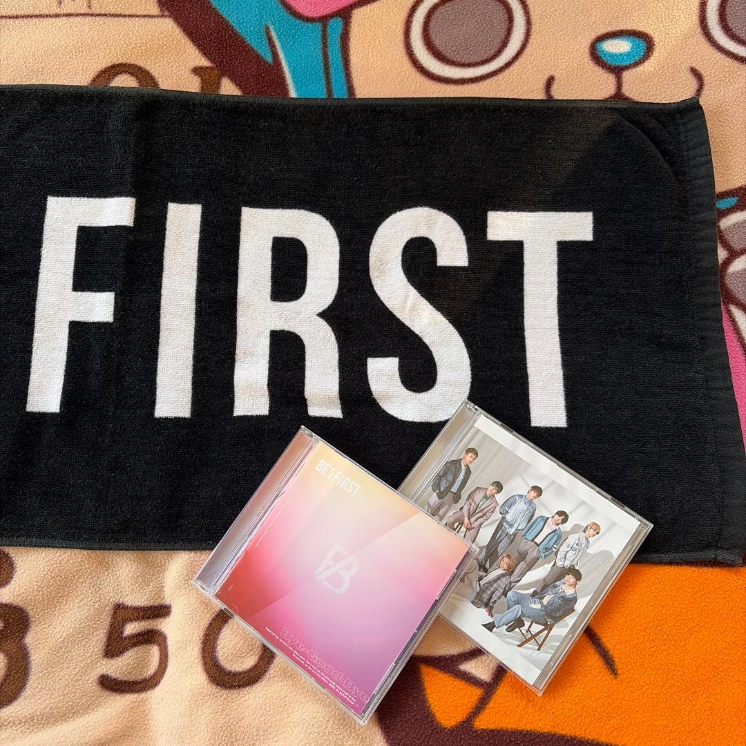 BE:FIRST ビーファースト　初期　ロゴ　フェイスタオル +オマケCD2枚