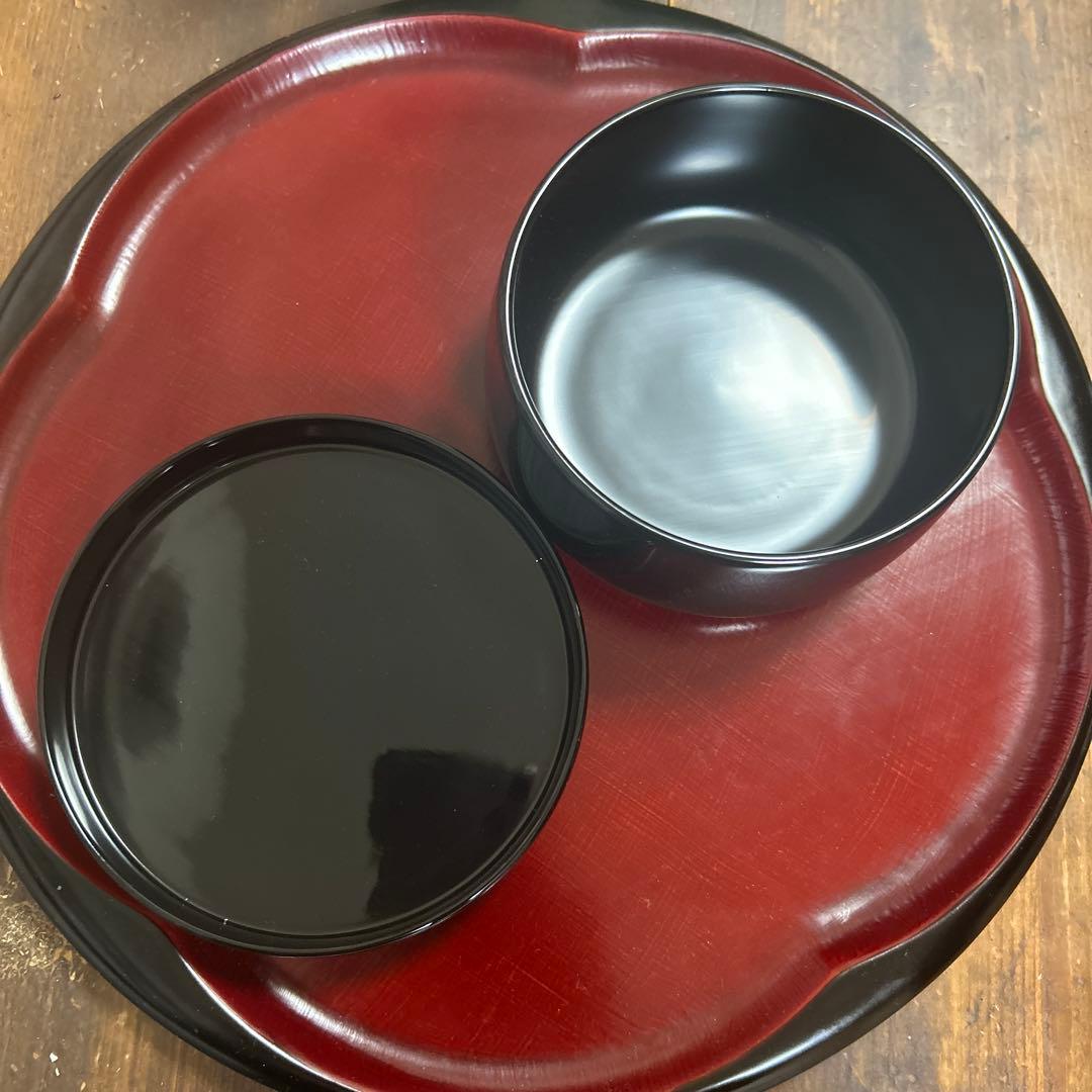 定価55000円　京漆匠　象彦　とんぼ ヤンポ　漆器　菓子器　菓子鉢　漆塗り