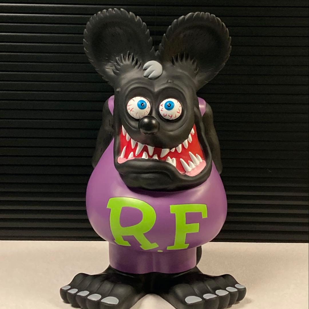 Rat Fink ラットフィンク 特大貯金箱 60CM ブラック