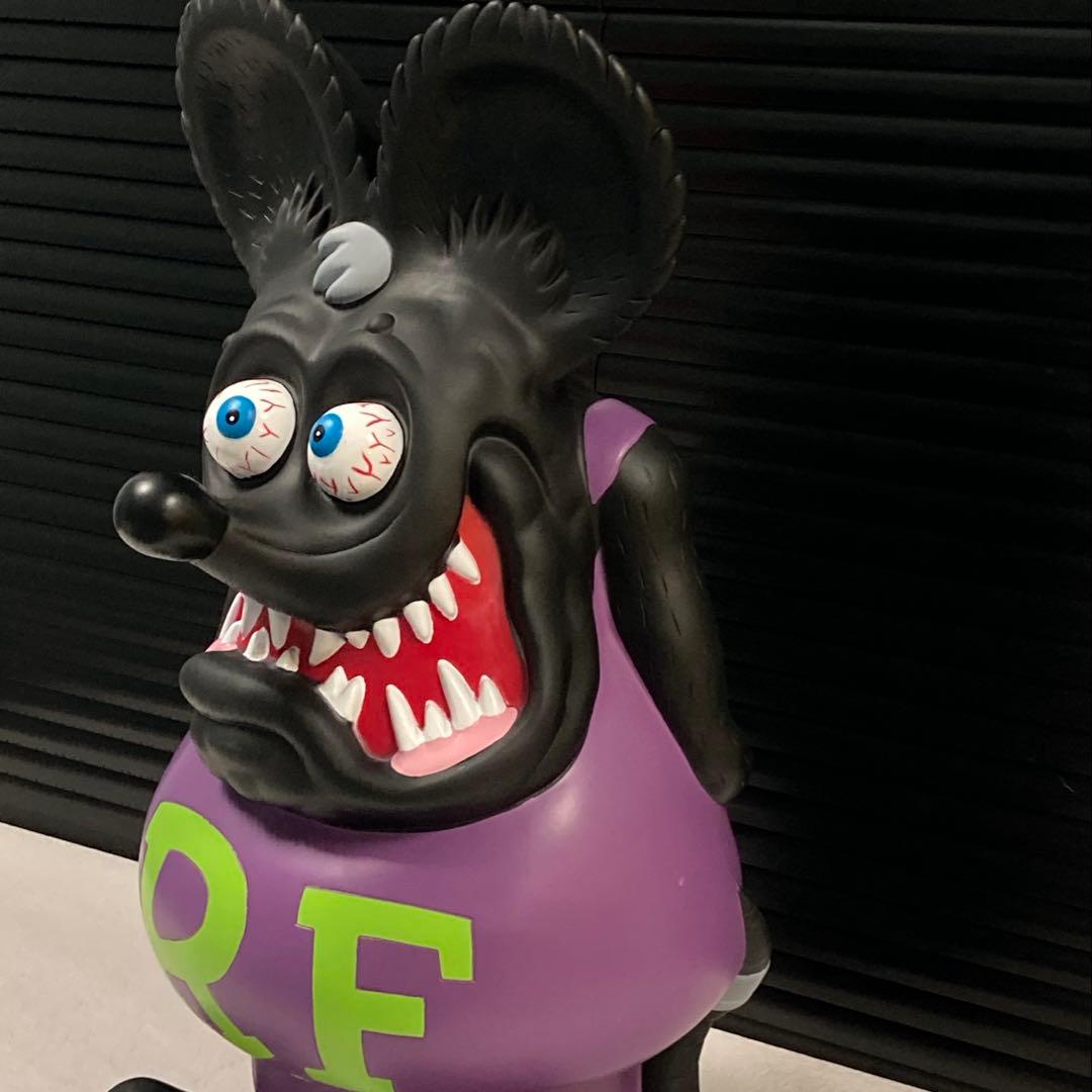 Rat Fink ラットフィンク 特大貯金箱 60CM ブラック