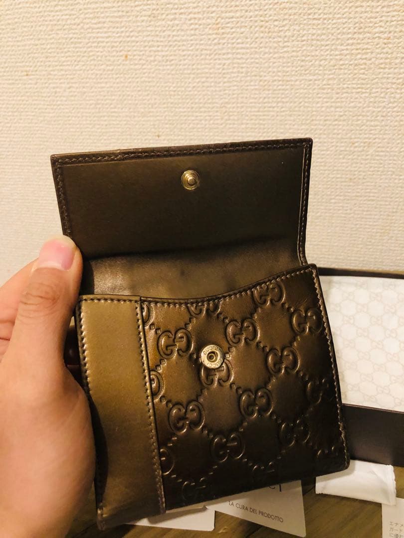 GUCCI グッチ 270028-AHB1G/2314 ダブルホック財布