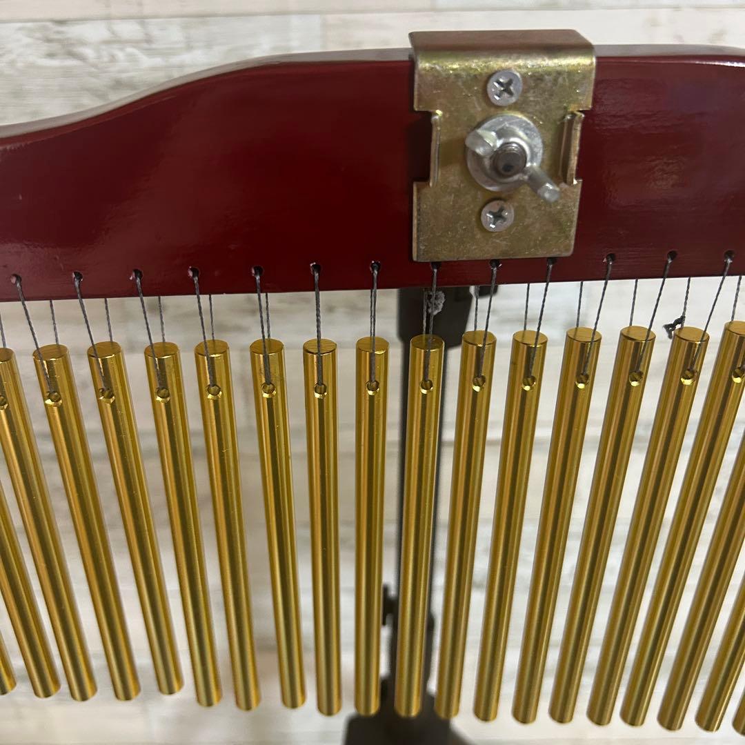 【善吉】 ウインドチャイム 36本 スタンド付き メーカー不明