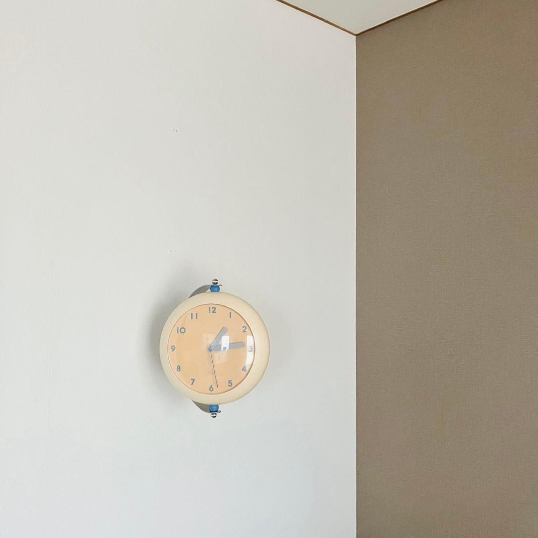 マイケル・グレイブス ダブルフェイスクロック 両面掛け時計 ポストモダン