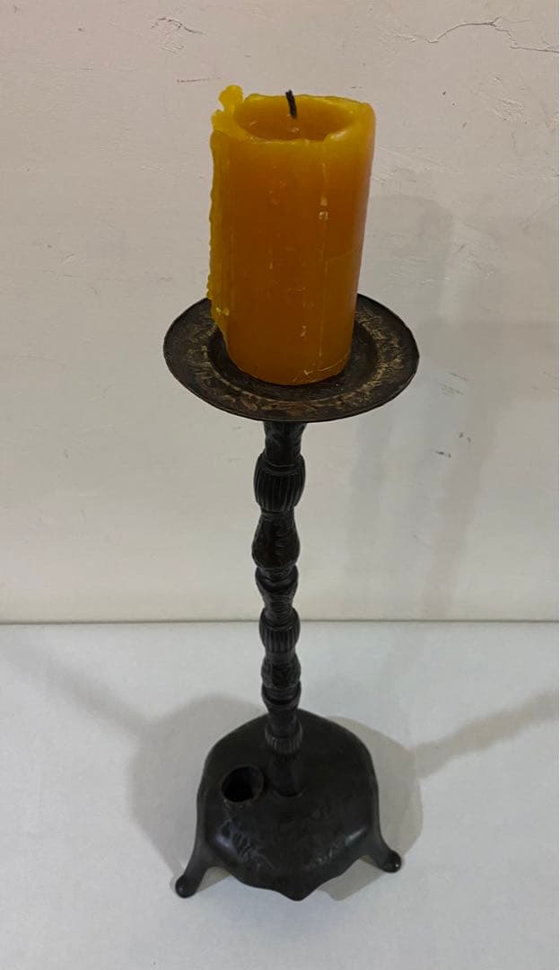 骨董　蝋燭立て　灯火器　キャンドルホルダー　アンティーク