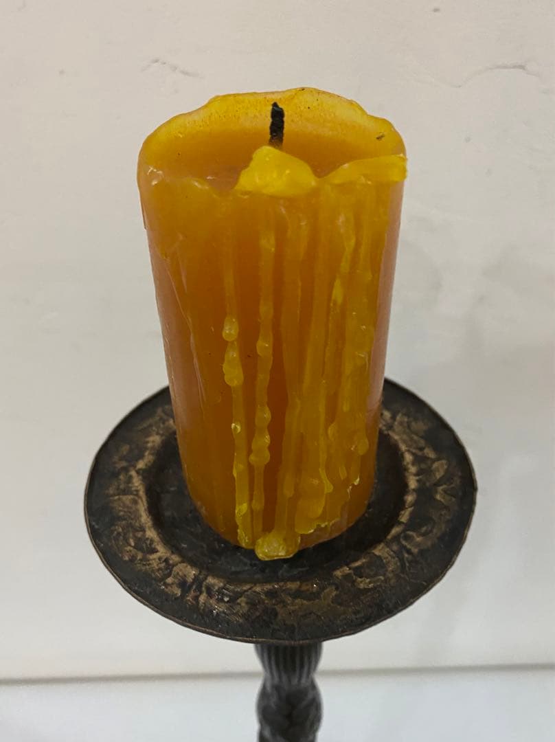 骨董　蝋燭立て　灯火器　キャンドルホルダー　アンティーク