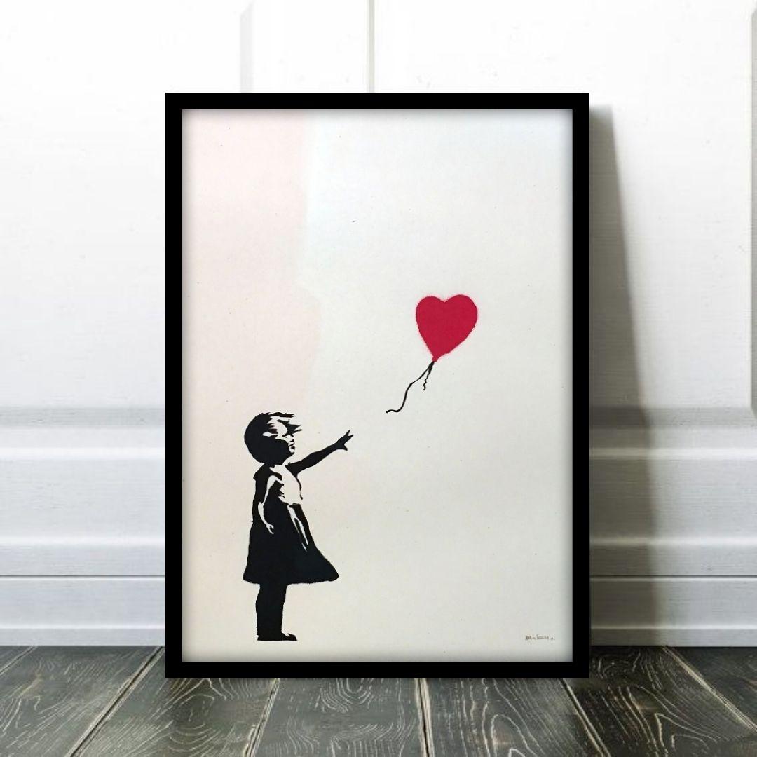 バンクシー 風船と少女