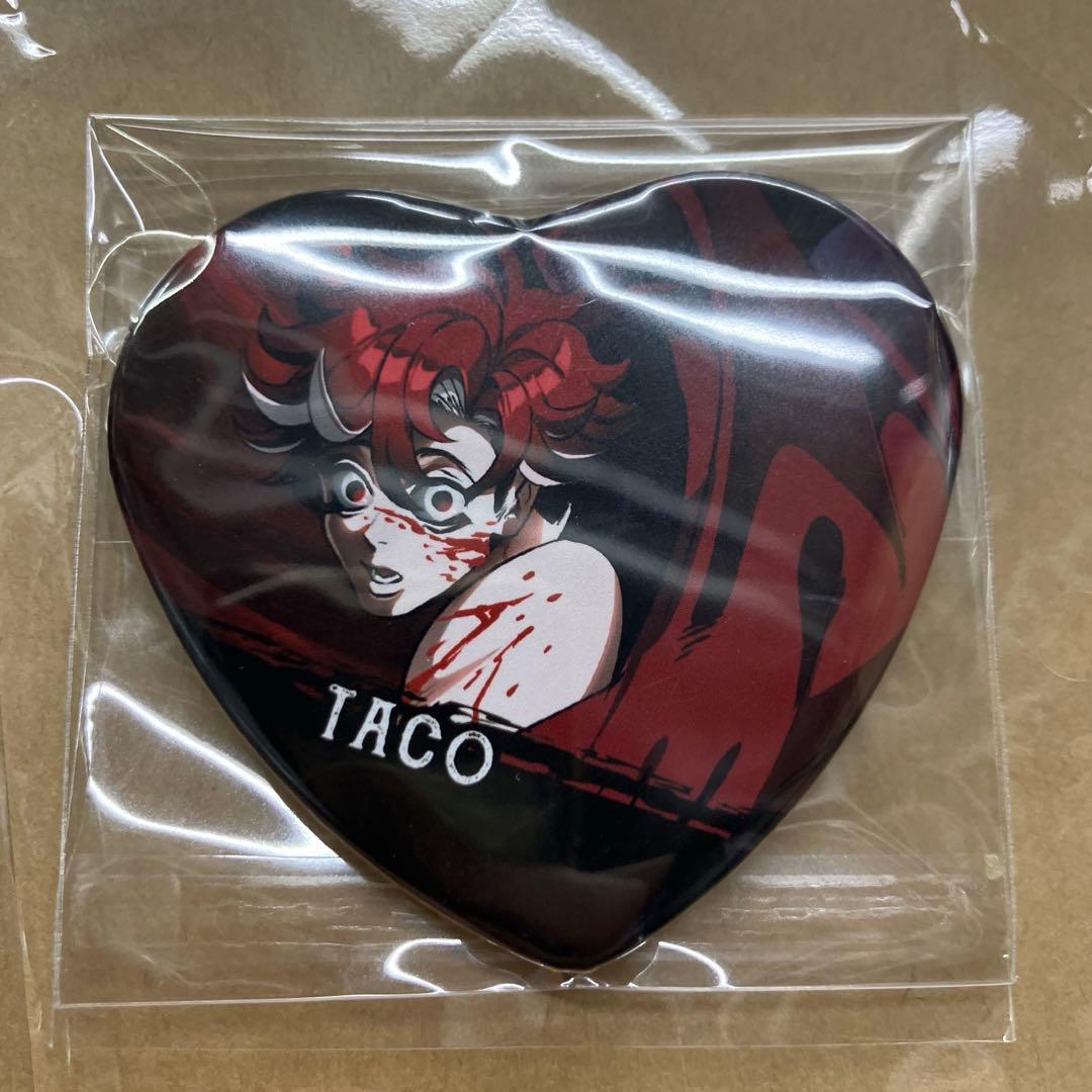 最安値　ヒューマンバグ大学　天城戦争　ランダム缶バッジ　ハート　タコ