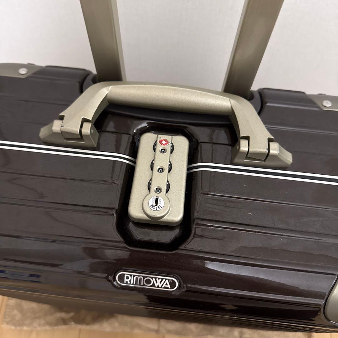 リモワ　ルフトハンザ　ビジネストロリー　ブラウン