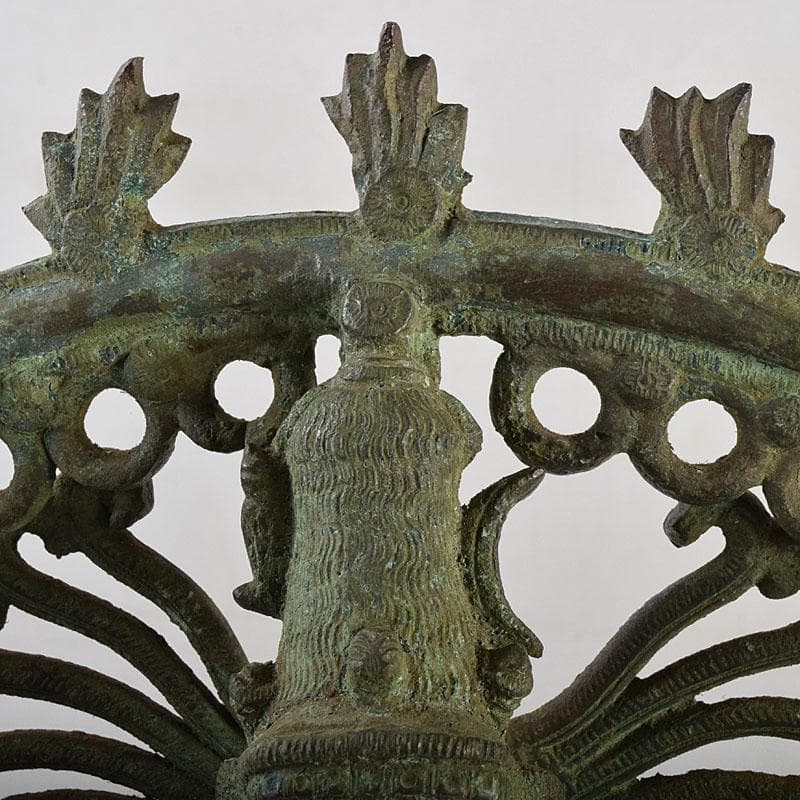 仏教美術　古銅青銅　シヴァ神像　ダンシングシヴァ神　置物　V　R9386H