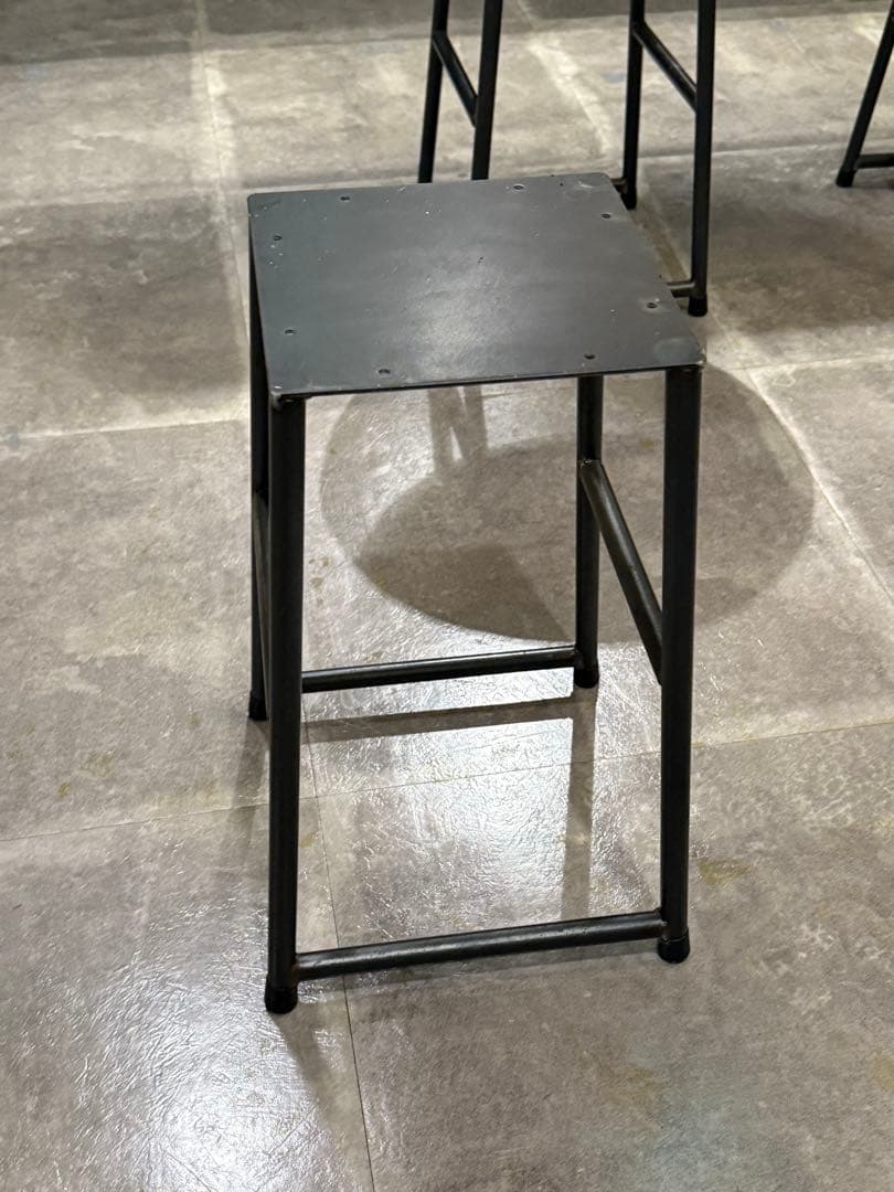 【レチェオ】花柄円形スツール　アンティーク風　オリジナル　6脚セット