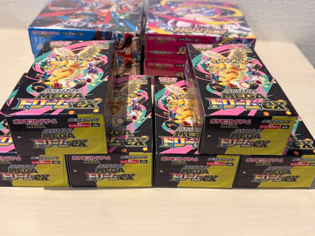 メガドリームex6箱/メガシンフォニア2箱/メガブレイブ2箱