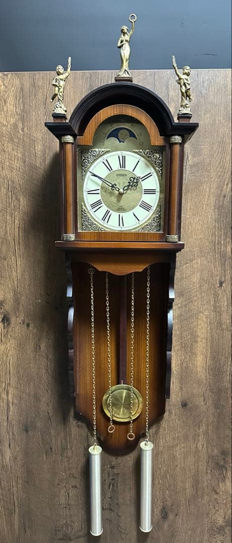 CITIZEN シチズン 壁掛け時計 柱時計 クウォーツ 4MJ652-O