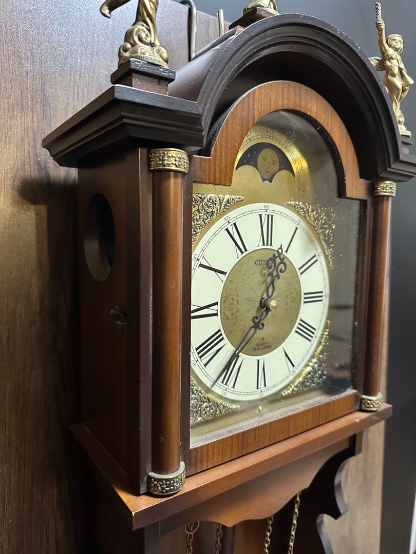 CITIZEN シチズン 壁掛け時計 柱時計 クウォーツ 4MJ652-O