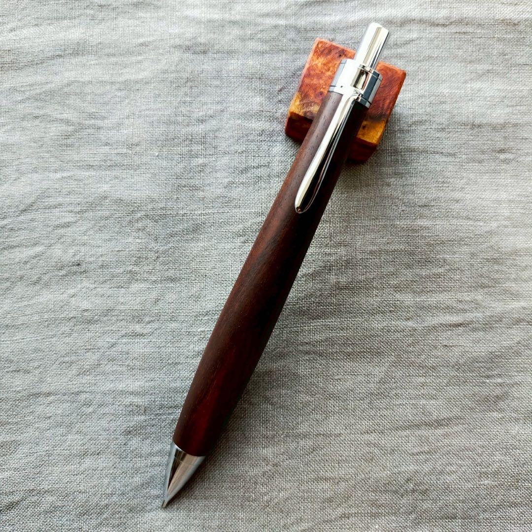 ハンドメイド　木軸シャープぺン　ハワイアンミロ　0.5mm　ウッドペン　天然木
