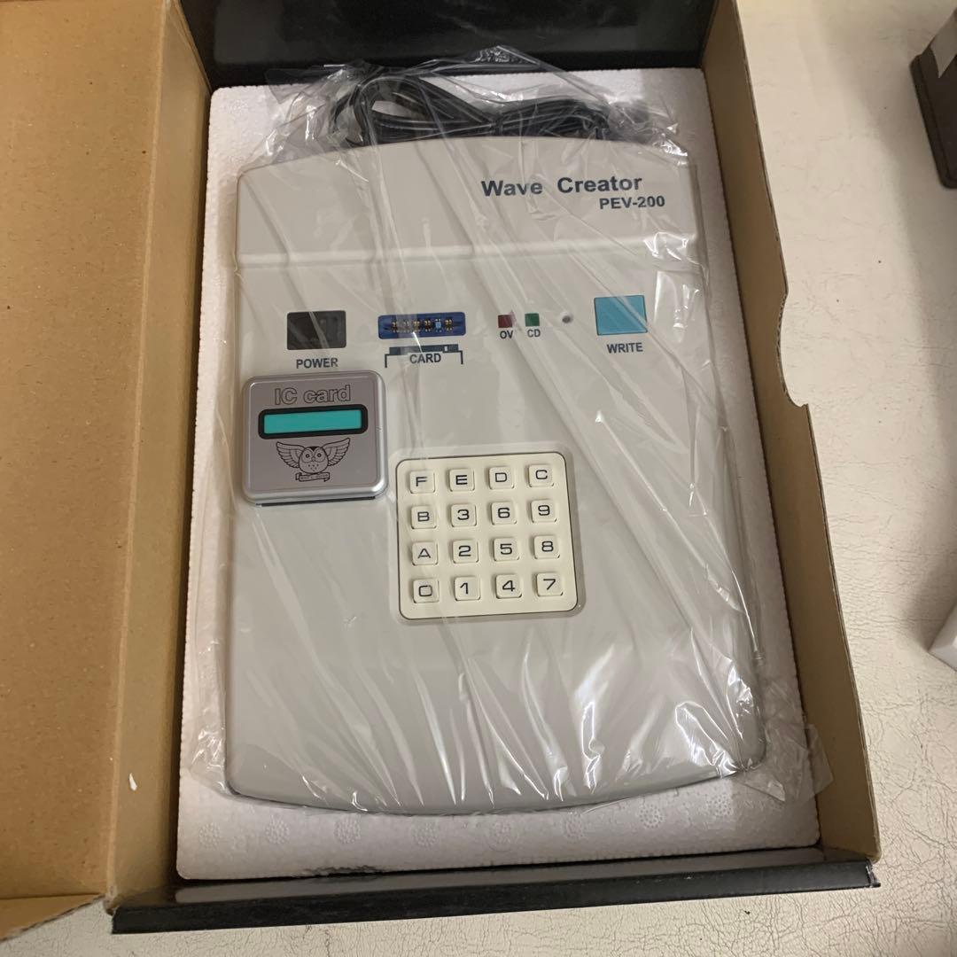 波動転写器　ウェーブクリエーター　パワーウェーブ　セット　中古品