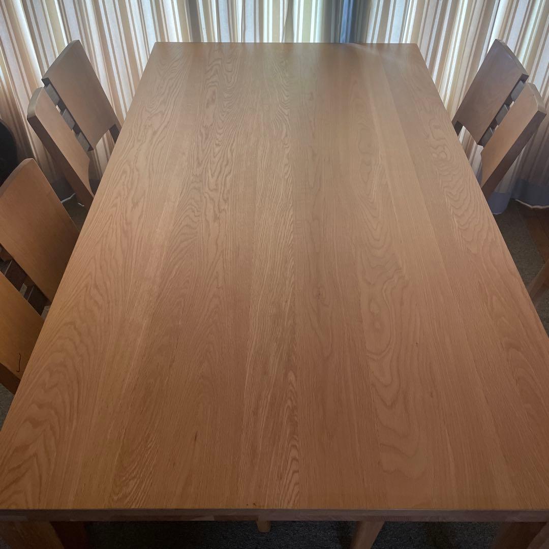 木製ダイニングテーブル 4人用 セット 北欧