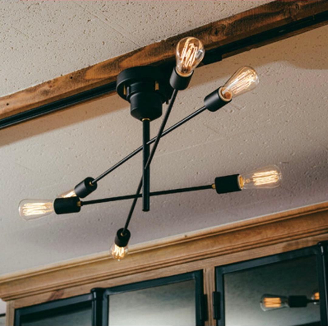 【美品】INTERFORM INC. シーリングライト（スマート電球5個付き）