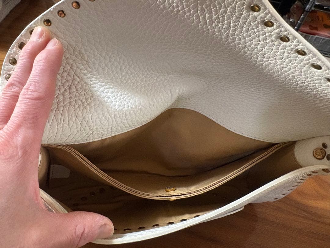 CELINE セリーヌ　ハンドバッグ　レディース　ホワイト　白