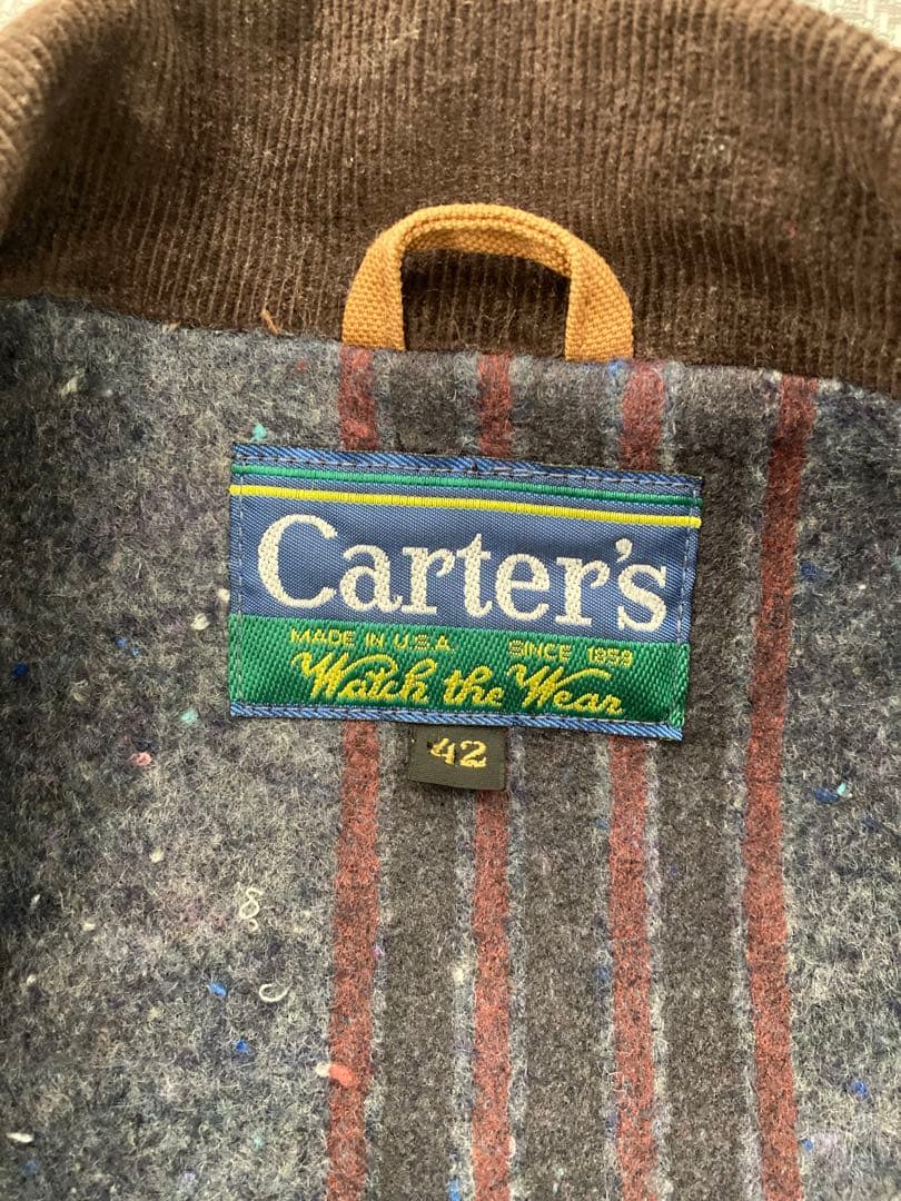 Carter's デトロイトジャケット 列車タグ サイズ42 ヴィンテージ