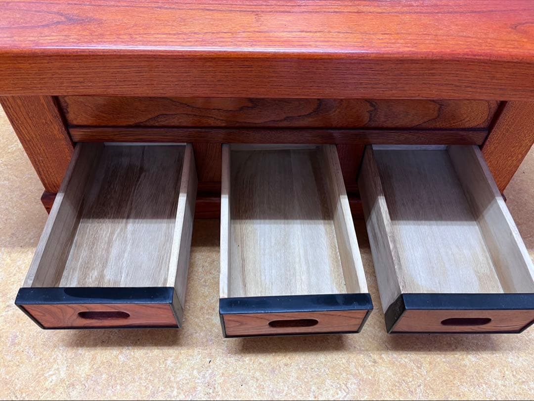 昭和レトロ　囲炉裏　座卓　引き出し付き　灰付き　五徳付き　火箸付き