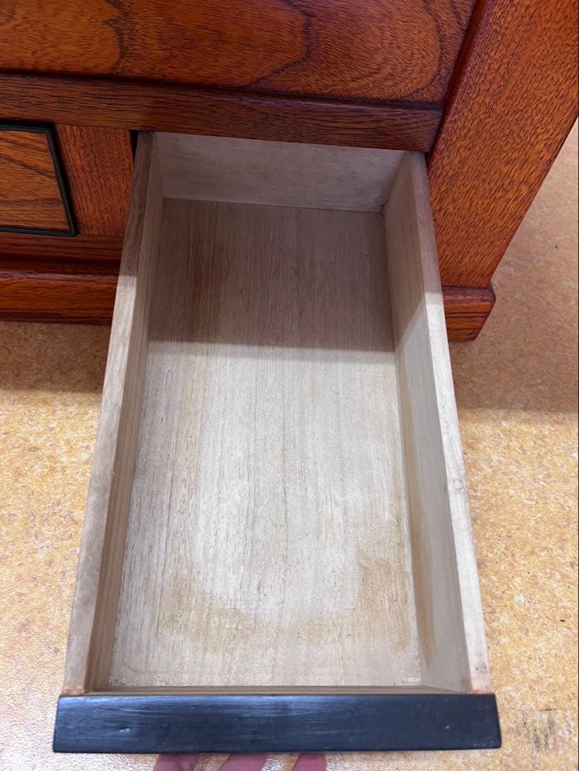 昭和レトロ　囲炉裏　座卓　引き出し付き　灰付き　五徳付き　火箸付き