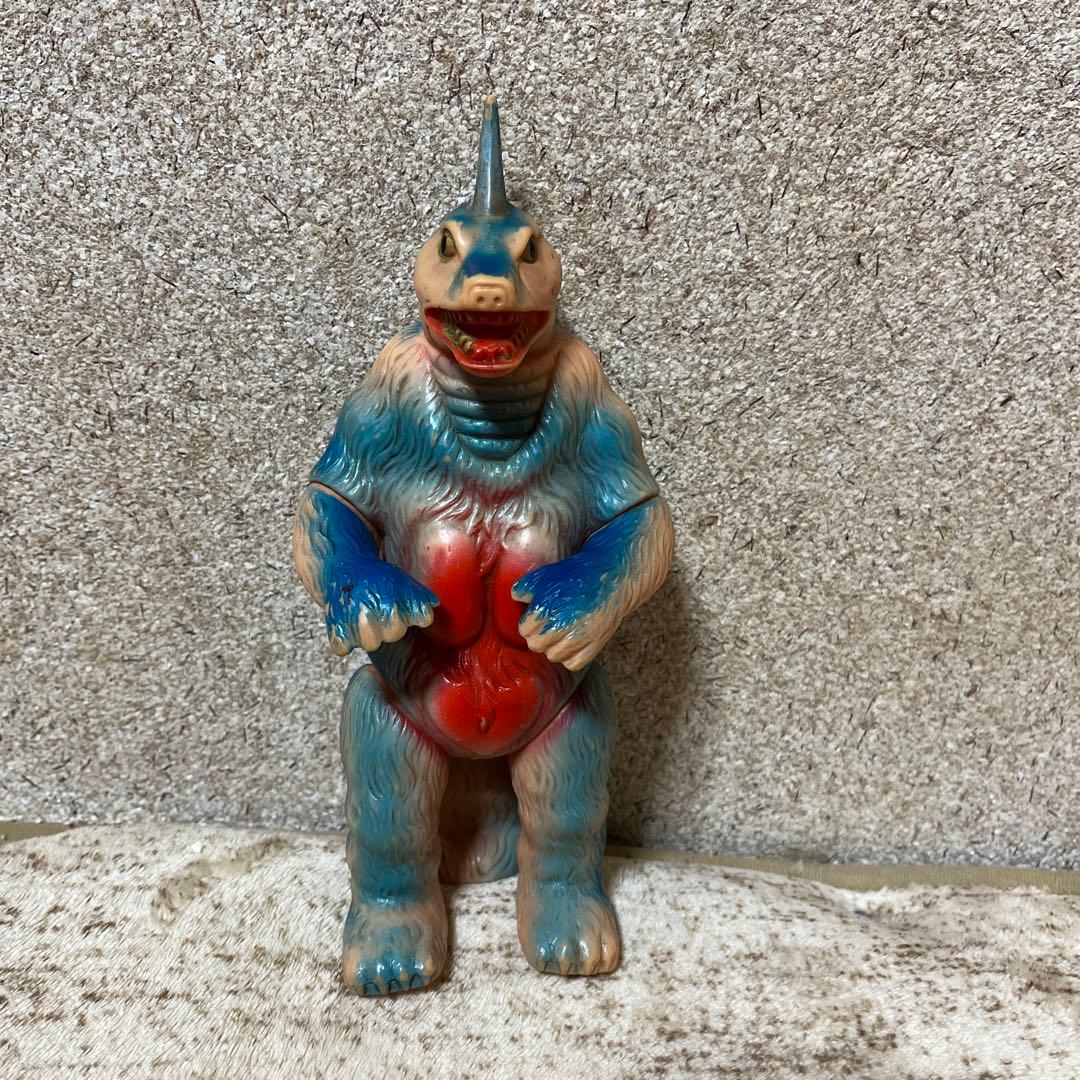 希少ブルマァク 円谷プロ スノーゴン ソフビ 帰ってきたウルトラマン 特撮