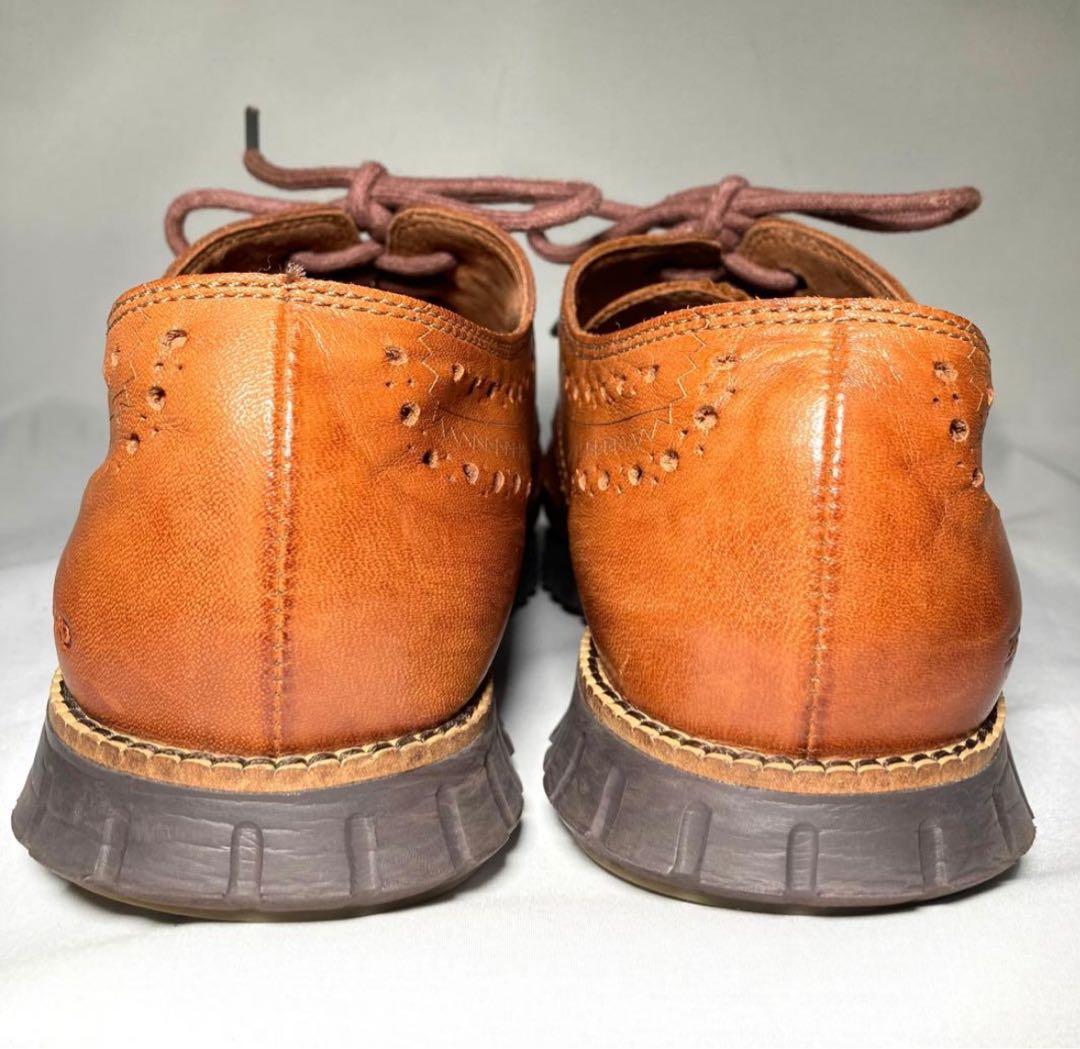 ゴ*得様 COLE HAAN ゼログランド ウィングチップ レザーシューズ 28