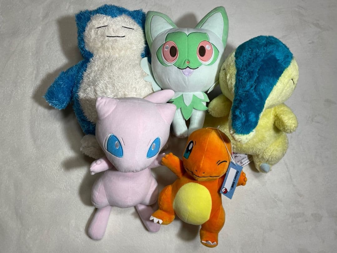 ポケモン　ぬいぐるみセット　ニャオハ　ミュウ　カビゴン　pokemon